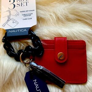 NAUTICA 🛥️ 3 piece card holder Wristlet